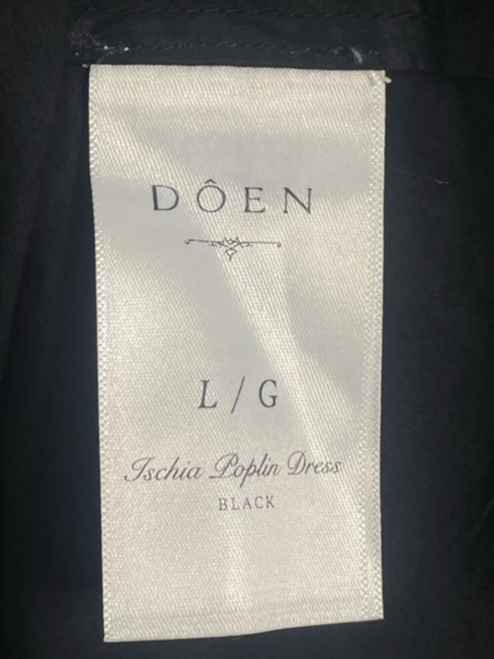 Doen Ischia Dress in Black - Picture 12 of 13
